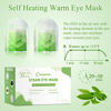 Picture of FRSHMORN Steam Eye Mask, Heated Eye Mask for Sleep, Warm Compress for Eyes, Self Heating Disposal Eye Mask Comfortable Sleep Mask for Home, Office, Spa, Travel Essentials (Green Tea, 32 Packs)