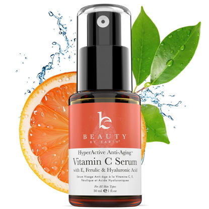 Picture of Vitamin C Face Serum - USA Made with Natural & Organic Ingredients, Skin Brightening Vitamin C Serum for Face for Women, Discoloration Correcting & Anti Aging Facial Formula with Antioxidants