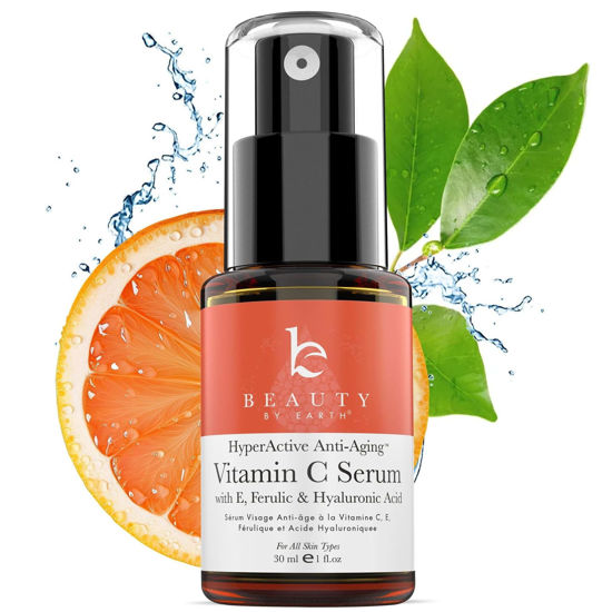 Picture of Vitamin C Face Serum - USA Made with Natural & Organic Ingredients, Skin Brightening Vitamin C Serum for Face for Women, Discoloration Correcting & Anti Aging Facial Formula with Antioxidants