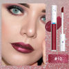 Picture of evpct 1Pcs Dark Red Metallic Shimmer Glitter Lip Gloss Liquid Lipstick Long Lasting Waterproof 24, Glitter Pearlescent Metallic Sparkly Glossy Liquid Lipsticks Lip Stain Makeup Set for Women 10#