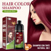 Picture of Joyful Young Natural Hair Dye Shampoo 3 IN 1, Hair Color for Gray Hair Coverage, Hair Coloring Shampoo for Women, Color Shampoo Beard Dye for Men, Vegan Ammonia Free Hair Shampoo (BURGUNDY RED)