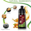 Picture of Joyful Young Natural Hair Dye Shampoo 3 IN 1, Hair Color for Gray Hair Coverage, Hair Coloring Shampoo for Women, Color Shampoo Beard Dye for Men, Vegan Ammonia Free Hair Shampoo (BURGUNDY RED)