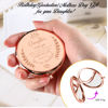 Picture of Soulpetals Daughter Gift from Mom, Birthday Gifts for Daughter Adult, Gifts for Daughters from Mothers, Daughter Wedding Gift from Mom to My Daughter Makeup Compact Mirror