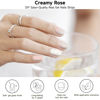 Picture of DUKASOU Semi Cured Gel Nail Strips, 28 pcs Creamy Rose Gel Nail Strips UV Need, Long Lasting Gel Nail Stickers Full Nail Wraps for Women Girls Kids DIY DIY Decoration Birthday Party Gift