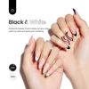 Picture of beetles Gel Polish Nail Art Liner Gel Polish Set- 2 Popular Black White Colors Nail Art Polish Gel Art Paint for Swirl Nails Built Thin Nail Art Brush in Gel Pens UV Soak off Gifts for Women