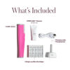 Picture of DERMAFLASH LUXE+ Sonic Dermaplaning Tool for Face Peach Fuzz Removal, Anti-Aging and Exfoliation, Pop Pink