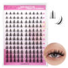 Picture of FADLASH Lash Clusters DIY Lash Extensions 10-16mm Eyelash Clusters Wispy Cluster Lashes Natural Look Individual Lashes Thin Band Cluster Eyelash Extensions Volume (XYT)