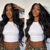 Picture of FASCARA 32Inch Body Wave Human Hair Wig 5x5 Wear and Go Glueless Wig 180% Density Closure Wigs Human Hair Glueless Wig Pre Plucked Pre Cut 5x5 HD Lace Closure Wigs Human Hair Glueless Wig