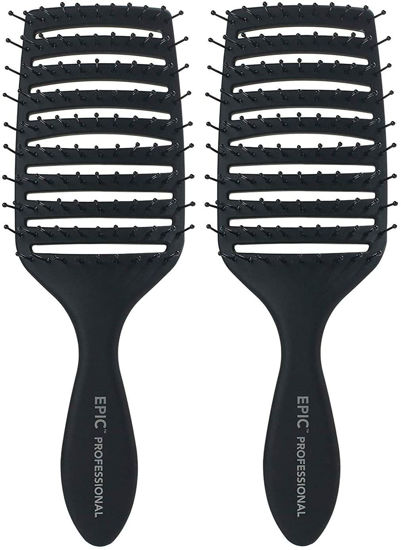 Picture of Epic Professional Quick Dry Hair Brush (Black)…2 Pack