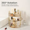 Picture of Rotating Makeup Organizer for Vanity 2 Tier,(Gold)