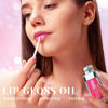 Picture of Hydrating Lip Glow Oil, Moisturizing Lip Glow Oil, Nourishing Glossy Transparent Lip Oil, Plumping Lip Oil, Lip Balm, Non-sticky Tinted Toot Lip Balm for Lip Care (RASPBERRY) 0.2 OZ