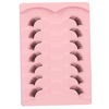 Picture of Gmagictobo Flase Eyelashes Natural Half Cat Eye Lashes Pack Short Wispy Fake Eyelashes Soft Strips Fake Eye Lashes 7 Pairs