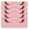Picture of Gmagictobo Flase Eyelashes Natural Half Cat Eye Lashes Pack Short Wispy Fake Eyelashes Soft Strips Fake Eye Lashes 7 Pairs