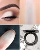 Picture of HOOMUSS Single White Eyeshadow Handmade Goth Eye Sahdow Makeup Palette for Halloween, High Pigmented & Long Lasting, Intense Color White Matte Eyeshadow (White)