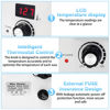 Picture of Portable Wax Warmer Machine for Painless Hair Removal, Women Men Professional Wax Heater with Adjustable Temperature Set,20pcs Wax Sticks (White - Double Pots-Digital)