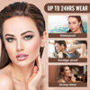 Picture of AWROSE Eyebrow Pencil, 3D Waterproof Microblading Eyebrow Pen 4 Fork Tip Tattoo Pencil, Precise Natural Brow Magic Eyebrow Pencil with Hair Like Strokes, 4 Points Multi-Used Eye Brow Pencils for Women