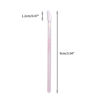 Picture of G2PLUS 100PCS Glitter Crystal Lip Brush, Disposable Lip Brushes, Lip Gloss Applicators,Lip Gloss Wands Applicator Perfect Makeup Tool Kits (Pink)