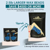 Picture of Lifestance 2.5lb Wax Beads Kit, Chamomile Hard Wax Beans For Hair Removal Brazilian Bikini Face with 30 Applicators Painless Waxing for Fine Coarse Hair Women Men Large Refill for Wax Warmers at Home
