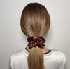 Picture of Sufermoe 6 Pcs 4.5 Inch Satin Silk Hair Scrunchies, Coffee color, Hair Ties for Women and Girls