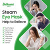 Picture of BeHoomi 30Packs Steam Eye Mask, Heated Eye Mask Warm Compress for Eyes, Self Heating Disposable Eye Masks for Home Sleep, Spa, Travel Essentials & Relaxation Gifts, Stocking Stuffers (Lemongrass)