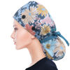 Picture of ABAMERICA Ponytail Scrub Caps for Women Surgical Caps Nurse Hat with Functional Ponytail Holder for Long Hair, Single or Satin-Lined