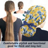 Picture of ABAMERICA Ponytail Scrub Caps for Women Surgical Caps Nurse Hat with Functional Ponytail Holder for Long Hair, Single or Satin Lined