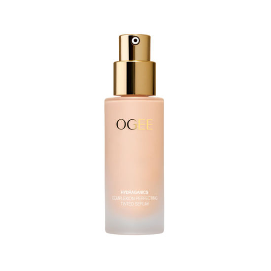 Picture of Ogee Complexion Perfecting Tinted Moisturizer For Face (Poplar 0.10C - Fair, White-Pink Undertones) - Lightweight Tinted Serum with Vitamin C & Jojoba Oil - Certified Organic & Made in USA