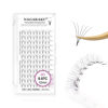 Picture of NAGARAKU Premade Fans Eyelash Extensions Premade Volume Fans Lash Extensions 120 Fans 5D 0.07C Curl 12mm Sharp Narrow Stem Clusters Thin Pointy Base Russian Fans Ready Volume Premade Lash Fan Fluffy