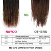 Picture of NAYOO Senegalese Twist Crochet Hair - 8 Packs 14 Inch Crochet Hair For Black Women, 30 Strands/Pack Small Twist Crochet Hair Hot Water Setting, Crochet Braids Hair with Natural Ends(14 Inch,1B/30)