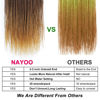 Picture of NAYOO Ombre Crochet Hair Senegalese Twist 22 Inch 8 Packs Braids Crochet Hair, 35 Strands/Pack Crochet Twist Hot Water Setting, Pre-Lopped Small Crochet Hair for Women (22 Inch, 1B/30/27)