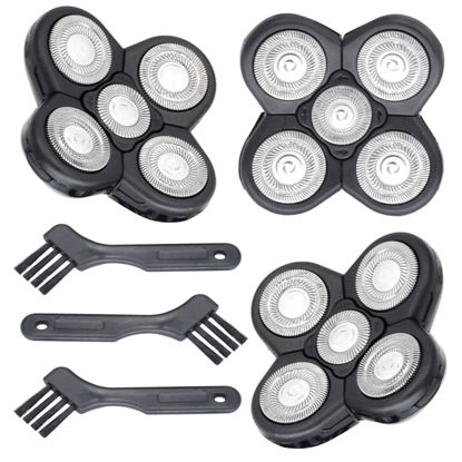 Picture of BOEEA 3 Pack Blades Refills Compatible with Freebird Shaver