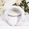 Picture of Ayesha Spa Headband for Washing Face Sponge Makeup Headbands Skincare Headband Soft Hair band to Facial Clean Headbands for Women Face wash Skin care Make up Shower (White)