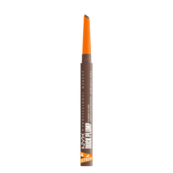 Picture of NYX PROFESSIONAL MAKEUP Duck Plump Plumping Lip Liner, Matte Lip Pencil With Up To 10HR Wear, Touch Up Taupe (Taupe Brown Lip Liner)