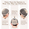 Picture of Dreamlover Wig Caps for Women, Hair Net for Wig, Mesh Wig Cap for Long Hair, Natural Nude, 2 Pieces