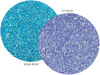 Picture of MARBLERS Cosmetic Grade Fine Glitter Duo [ICY Blue & Aqua Blue] 0.36oz (10g) | Non-Toxic | Vegan | Cruelty-Free | Eyeshadow, Nail Polish, Nail Art | Festival, Rave & Party Makeup | Body & Face