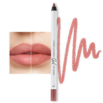 Picture of Lamel Matte Gel Lip Liner Pencil | Weightless&CreamyTexture - Sharpenable - Longwear & Waterproof - High Pigmented & Flawless Finish - Moisturizing - Cruelty-free & Paraben-Free,- 407, 1,7g/0.05oz