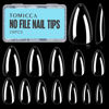Picture of TOMICCA Almond Nail Tips, Medium Almond Acrylic Nail Tips, 216Pcs Full Cover Clear Nails, Nail Extension Tips for Nail Salon and DIY at Home