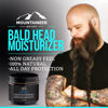 Picture of Mountaineer Brand Bald Head Care For Men | Protect Moisturizing and Post-Shave Healing Balm | Non-Greasy Scalp and Face Matte Moisturizer Lotion | Natural Botanical Blend | 2 pack 2oz