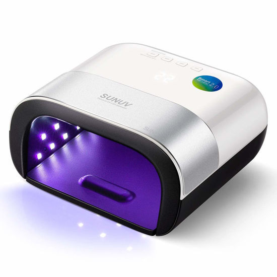 Picture of SUNUV SUN3 Professional UV Light for Gel Nails, 48W LED Nail Lamp for Gel Polish with 4-Timer and Sensor, 39 PCS LED Beads, UV Dryer for Salon Home Gift for Woman Mom Girl