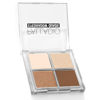 Picture of Palladio Eyeshadow Quads, Velvety Pigmented Blendable Matte, Metallic & Shimmer Finishes, Creamy Formula, Four Way Quad Eye Shadow Palette, Talc-Free (Miss Popular)