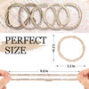Picture of KANPRINCESS 20 PCS Hair Ties for Women, 4 Neutral Colors Boho Hair Ties for Thick or Thin Hair, 5 Styles Hair Bands Bracelets for Girls, Hair Ties for Ponytail Holders, No Damage Brown Hair Ties