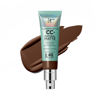 Picture of IT Cosmetics CC+ Cream Natural Matte Foundation with SPF 40 - Shine-Reducing & Long-Wear Full Coverage Foundation For Oily Skin - With Hyaluronic Acid - Non-Comedogenic, Deep Mocha - 1.08 fl oz