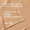 Picture of IT Cosmetics CC+ Cream Natural Matte Foundation with SPF 40 - Shine-Reducing & Long-Wear Full Coverage Foundation For Oily Skin - With Hyaluronic Acid - Non-Comedogenic, Medium Tan - 1.08 fl oz