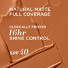 Picture of IT Cosmetics CC+ Cream Natural Matte Foundation with SPF 40 - Shine-Reducing & Long-Wear Full Coverage Foundation For Oily Skin - With Hyaluronic Acid - Non-Comedogenic, Rich Cool - 1.08 fl oz