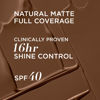 Picture of IT Cosmetics CC+ Cream Natural Matte Foundation with SPF 40 - Shine-Reducing & Long-Wear Full Coverage Foundation For Oily Skin - With Hyaluronic Acid - Non-Comedogenic, Neutral Deep - 1.08 fl oz