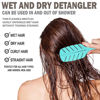 Picture of Detangler Brush by Fiora Naturals - 100% Bio-Friendly Detangling brush w/Ultra-Soft Bristles - Glide Through Tangles with Ease - For Curly, Fine, Black Natural, Women, Men, Kids - Dry and Wet Hair