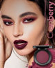 Picture of HOOMUSS Single Berry Eyeshadow Shimmer, Handmade Pressed Eyeshadow Palette Long Lasting With No Creasing, Intense Color Pigmented Dark Red Eye Shadow (Cranberry)