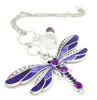 Picture of Dragonfly Rear View Mirror Car Charm - Crystal Sun Catcher for Car - Valentines Day Gifts for Women
