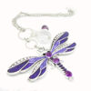 Picture of Dragonfly Rear View Mirror Car Charm - Crystal Sun Catcher for Car - Valentines Day Gifts for Women