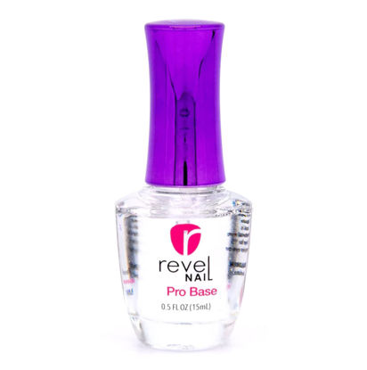 Picture of Revel Nail Dip Powder Pro Base Coat - Base Liquid for Dip Nails, Step 1 for Long-Lasting Dip Nail Color, Chip & Crack Resistant, No UV Lamp, DIY Manicure For Strong Healthy Nails, 0.5 oz